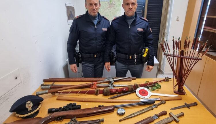 Sora (FR), denunciato un uomo per detenzione abusiva di armi e resistenza a pubblico ufficiale