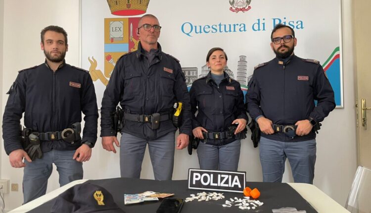 Pisa, la Polizia arresta un tunisino di 39 anni per spaccio di sostanza stupefacente