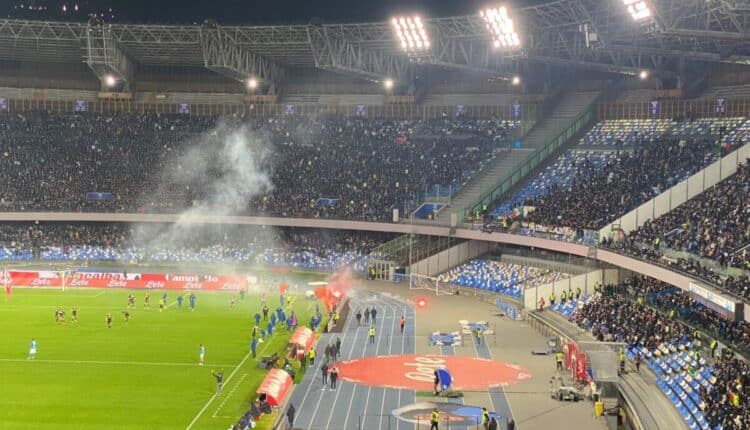 Napoli, emessi 3 DASPO dopo l'incontro calcistico Napoli-Lazio