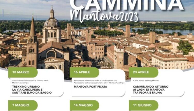 Mantova: la rassegna Cammina Mantova 2023 “Tracce sull'acqua, in cammino tra natura e memorie del passato”