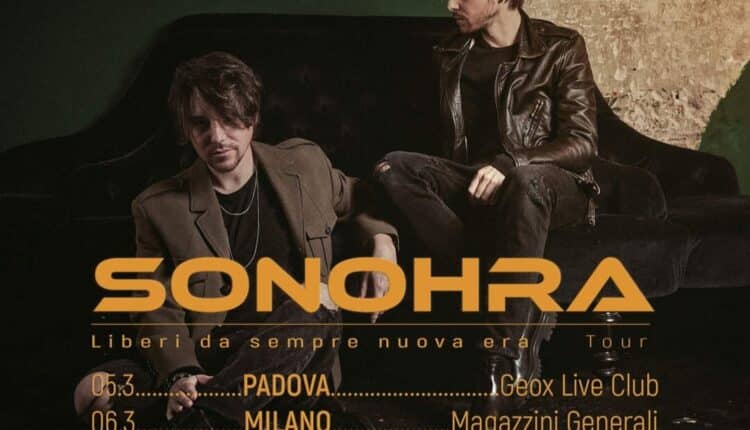 Tornano a Milano i Sonohra: una nuova serie di concerti in onore dei 15 anni di carriera