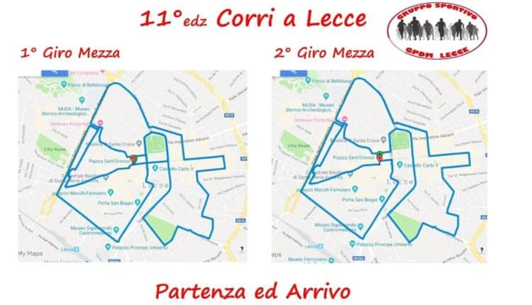 Lecce: “Corri e cammina nel Barocco”, domenica mattina con atleti e famiglie