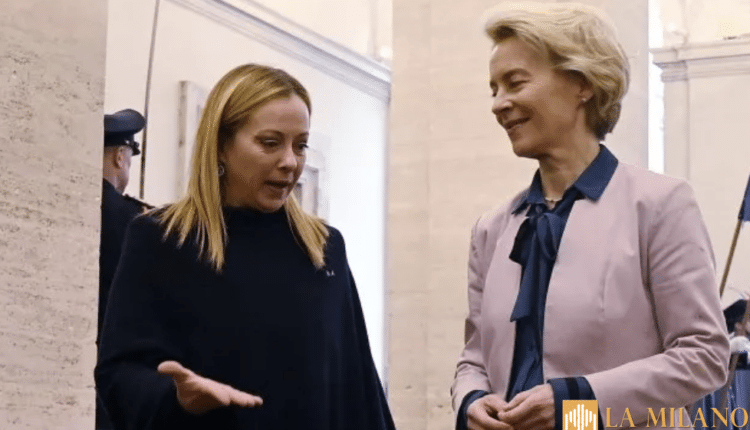 meloni e von der leyen