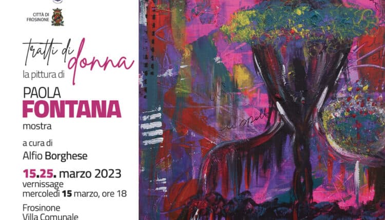 Frosinone: alla Villa Comunale arriva la mostra “Tratti di donna” di Paola Fontana