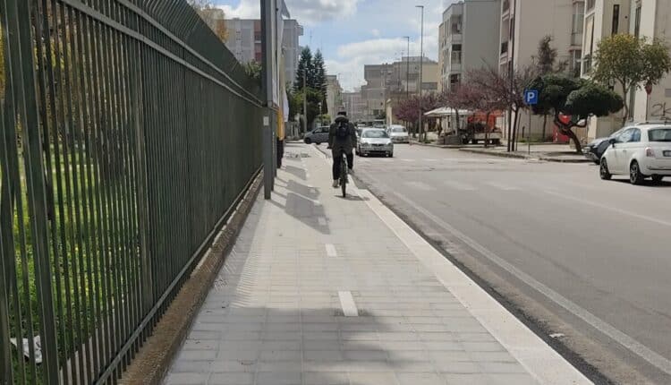 Lecce: Completato il percorso ciclopedonale in via Giammatteo