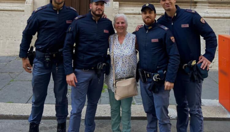Roma: La Polizia di Stato soccorre una turista inglese 82enne in vacanza che si era smarrita