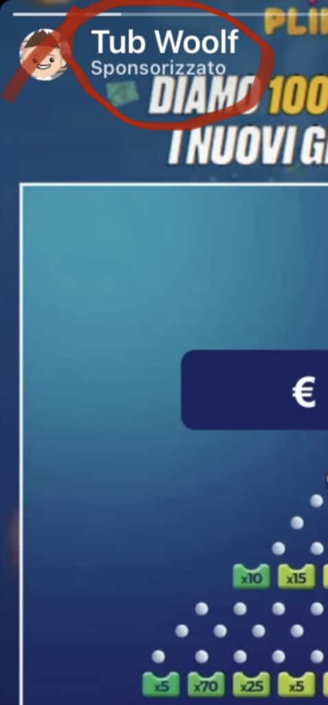 Giochi d’azzardo sponsorizzati sui Social Network. Attenzione! È assolutamente vietato oltre che pericoloso.