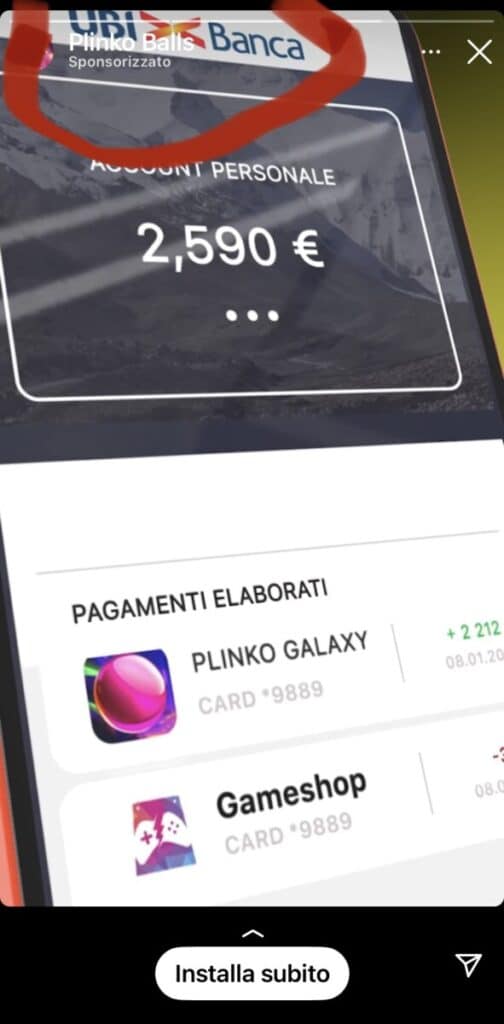 Giochi d’azzardo sponsorizzati sui Social Network. Attenzione! È assolutamente vietato oltre che pericoloso.