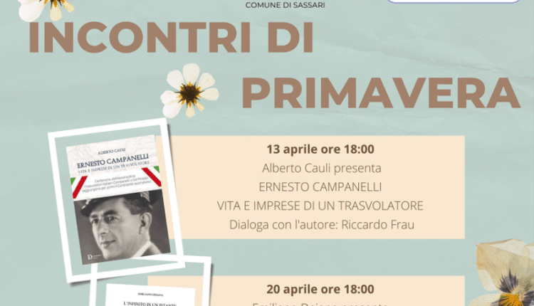 Sassari: Al via la rassegna "Incontri di primavera" nella biblioteca comunale di piazza Tola