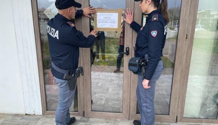 Fregene: Sospesa la licenza di uno stabilimento balneare dalla Polizia di Stato