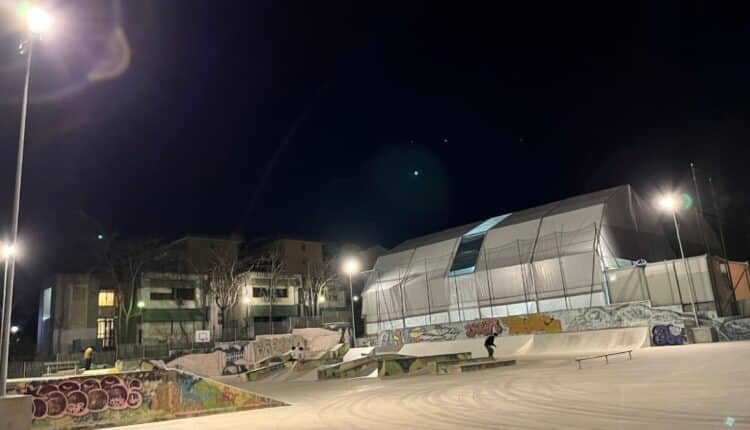 Sassari: arriva l'illuminazione allo skatepark