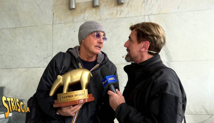 Striscia la Notizia: tapiro a Massimo Giletti, La7 sospende "Non è l'Arena"