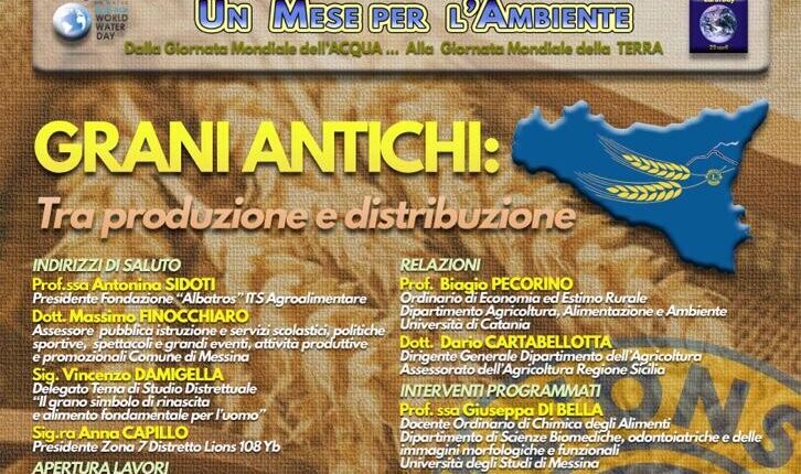 Messina: il convegno "Grani antichi: Tra produzione e distribuzione" giovedì 20 aprile