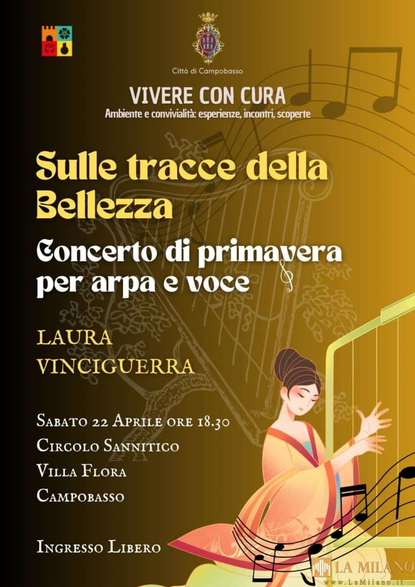 Campobasso: al Circolo Sannitico presentato il Concerto Letterario "Sulle tracce della Bellezza" di Laura Vinciguerra.