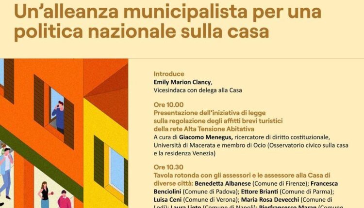 Bologna: Cinque proposte per una politica nazionale della Casa