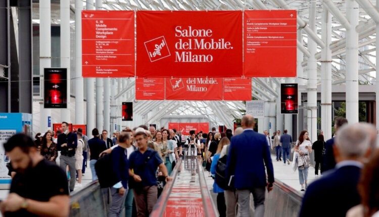 Giorgia Meloni è alla Fiera di Milano Rho-Pero per l'inaugurazione del Salone del mobile