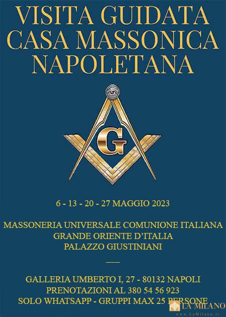 Napoli: la Casa Massonica apre per il ‘Maggio dei Monumenti’ 2023