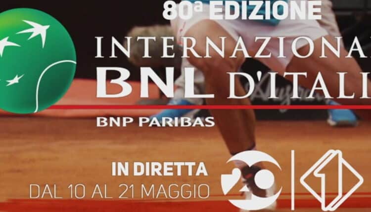 Tennis, l'80ª edizione degli "Internazionali d'Italia" in esclusiva in chiaro su Mediaset