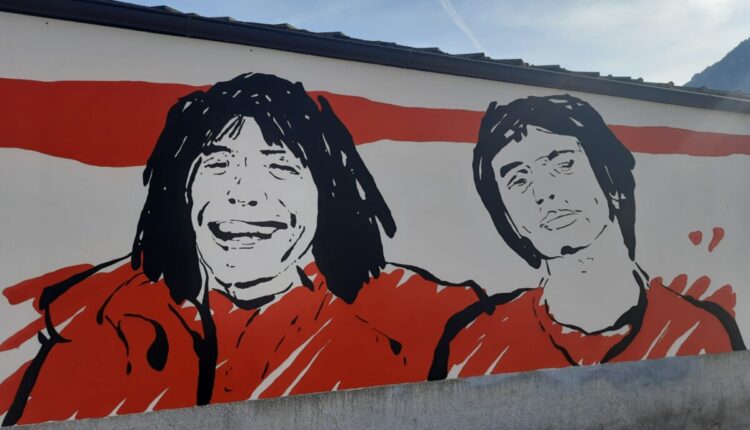 Trento: "Fausto Tinelli e Lorenzo Iannucci: due di noi", oggi l'inaugurazione del murale al Liceo da Vinci