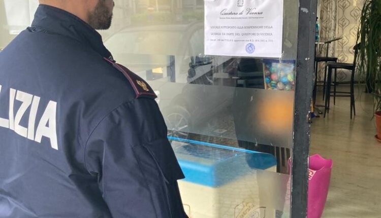 Vicenza, sospesa in via d’urgenza la licenza per il “Bar Oasi”, risultato essere frequentato da pregiudicati.