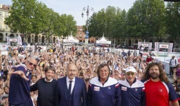 Adriano Panatta, Ciccio Graziani e altri campioni dello sporto italiano ad Asti per la quarta tappa di Banca Generali Un Campione per Amico