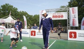 Adriano Panatta, Ciccio Graziani e altri campioni dello sporto italiano ad Asti per la quarta tappa di Banca Generali Un Campione per Amico