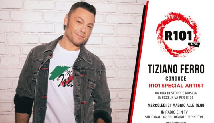 R101: in esclusiva Tiziano Ferro conduttore per un giorno.