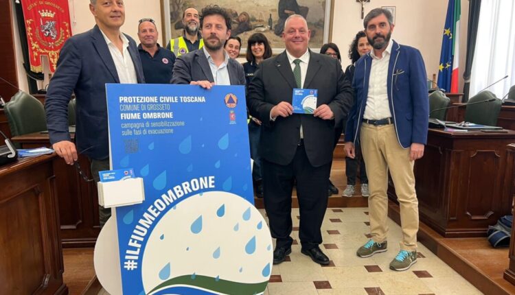 Grosseto, “Fiume Ombrone” è la nuova campagna di sensibilizzazione della Protezione Civile: per informare la popolazione sui comportamenti da tenere in caso di piena del fiume.