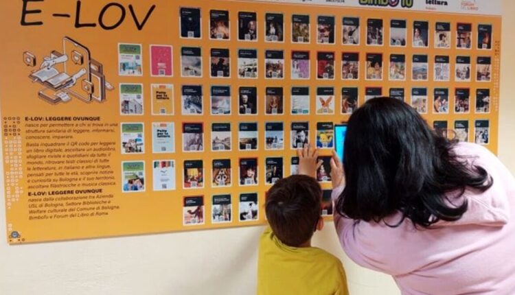 Bologna: E-LOV - Leggere ovunque. Le pareti dei luoghi di cura si colorano di storie.