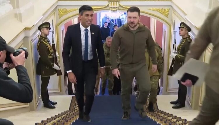 Regno Unito: l'incontro tra Rishi Sunak e Volodymyr Zelensky