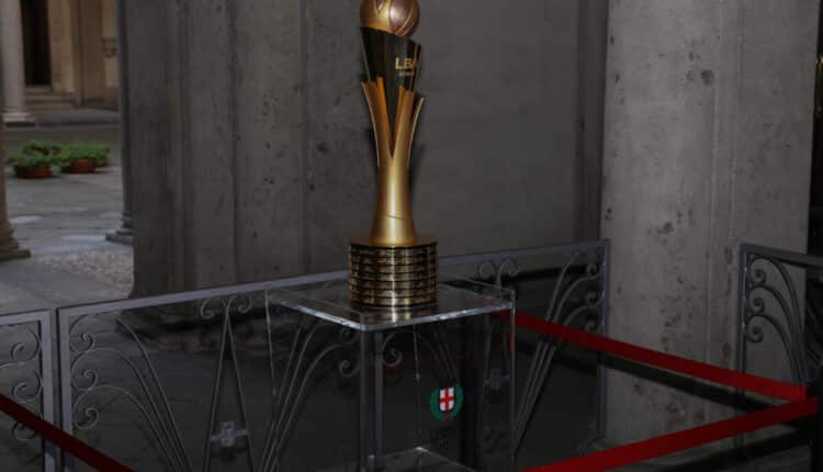 Milano: a Palazzo Marino esposto il trofeo del campionato LBA.