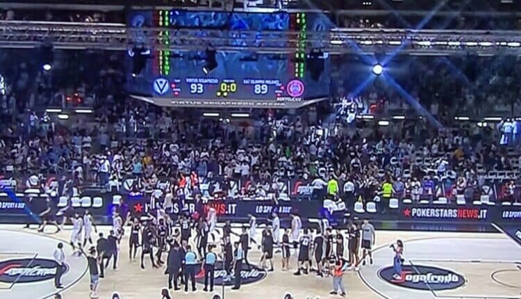 Basket, gara 4 delle finali di Serie A: Virtus Bologna-Olimpia Milano 93-89
