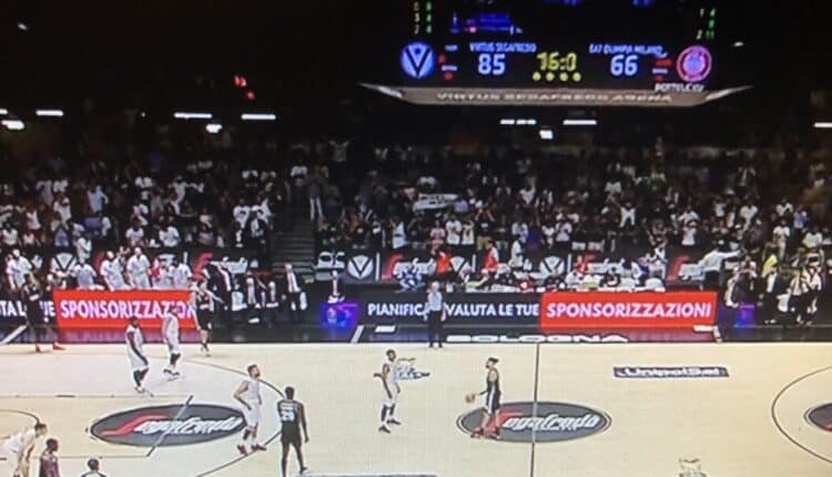 Basket, gara 6 delle finali di Serie A: Virtus Bologna-Olimpia Milano 85-66