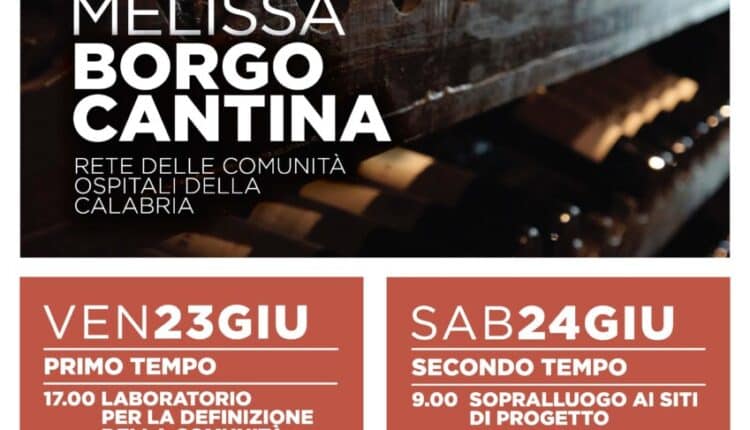 Melissa (KR): il progetto "Borgo Cantina" comincia a prendere forma. 