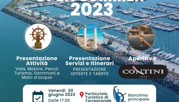 Open Summer 2023: a Torre Grande la presentazione dei servizi turistici offerti al pubblico.