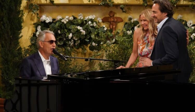Andrea Bocelli nella prossima puntata di Beautiful