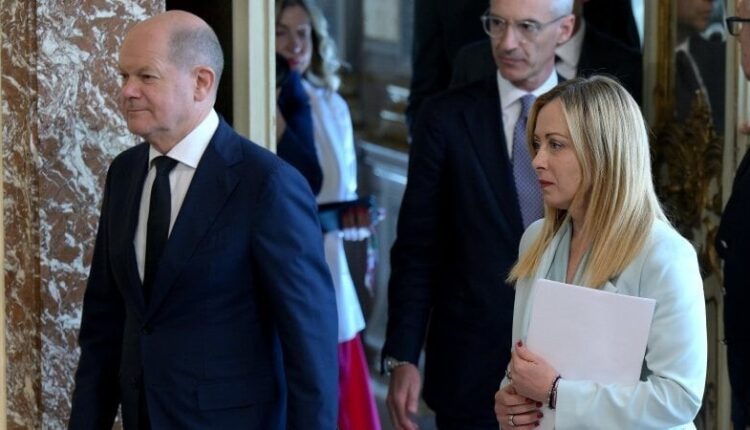 Meloni riceve il cancelliere tedesco a Palazzo Chigi: emerge l'importanza del dialogo e della cooperazione