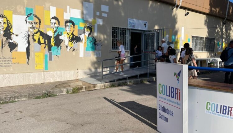 Bari, progetto Colibrì: inaugurata venerdì 7 luglio la biblioteca “Catino”, con attrezzature tecnologiche e uno spazio esterno per gli eventi