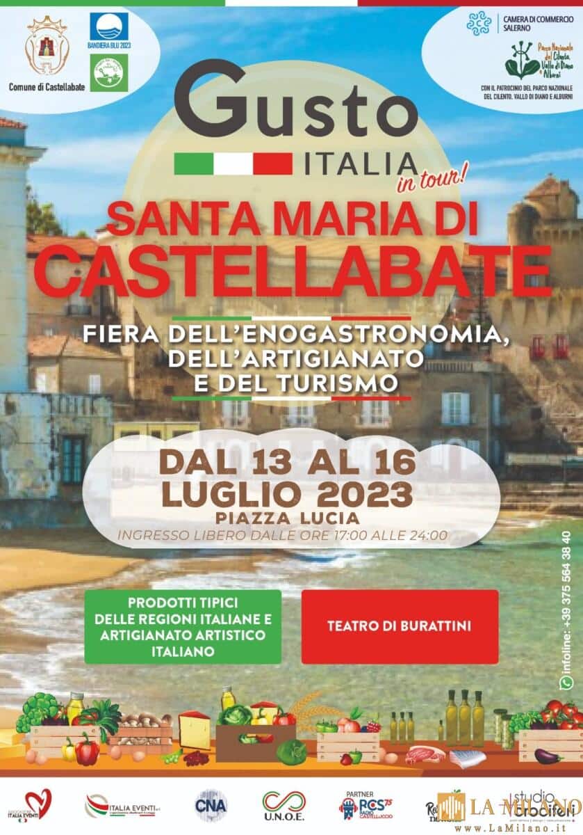 Salerno: la prossima tappa di "Gusto Italia" tocca Santa Maria di Castellabate