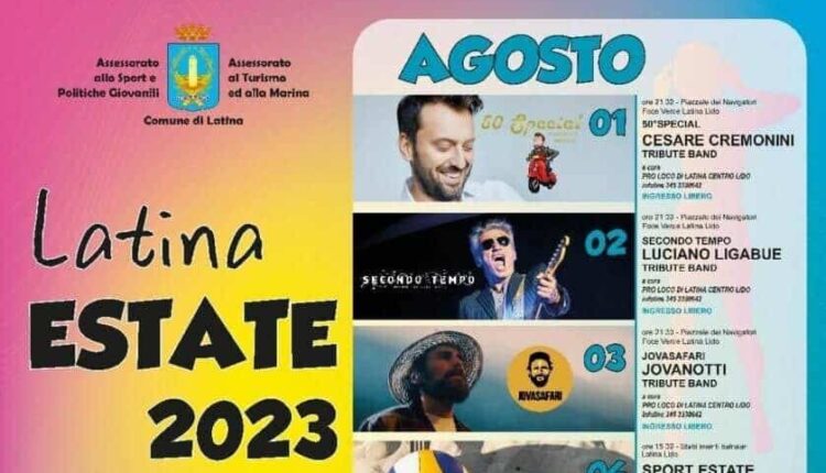 Latina estate 2023: concerti, sport e divertimento in centro e sul lungomare