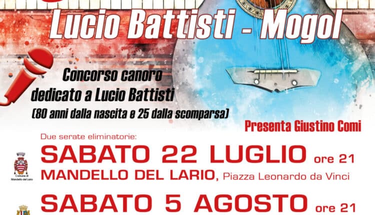 Lecco: prima tappa del concorso canoro canta Battisti