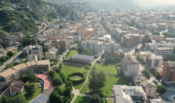 Palestra Munari: nuovo impianto al servizio delle scuole e delle associazioni sportive a Sondrio, "una commistione tra verde pubblico e attività scolastiche"
