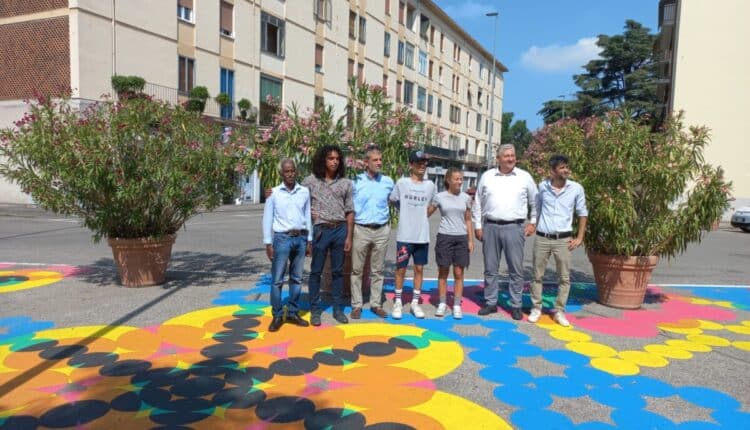 Verona: a Santa Lucia il murales dell'artista brasiliano Wesley Da Silva.