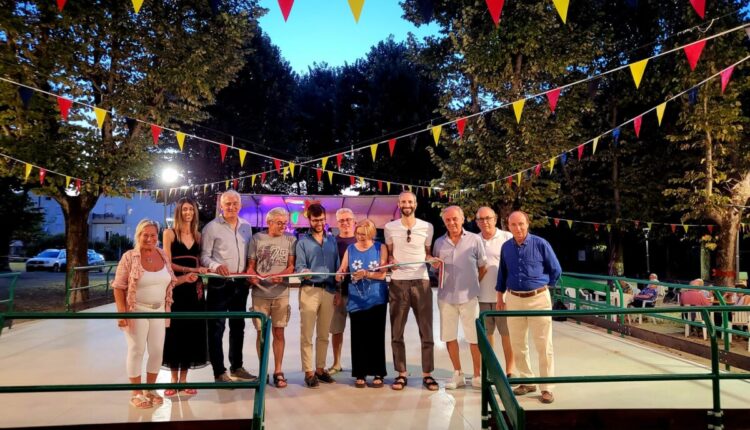 Pesaro: Inaugurata la riqualificata pista da ballo del Parco dei Tigli a Borgo Santa Maria.