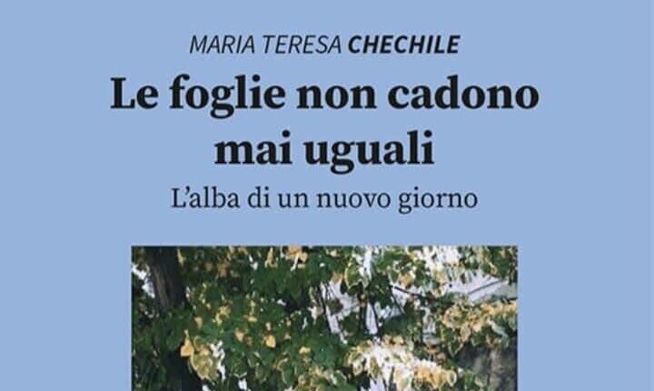Pesaro, l infermiera del murale del Covid, Maria Teresa Chechile, dona al presidente del Consiglio comunale Perugini il suo libro Le foglie non cadono mai uguali