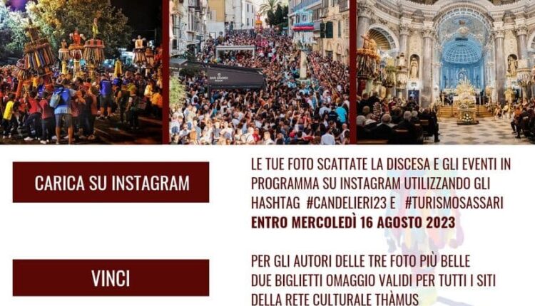 Sassari: al via il contest fotografico “I Candelieri 2023, Le foto più belle”