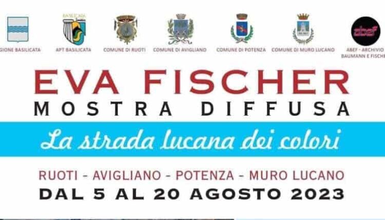 “La strada lucana dei colori”: il Palazzo della Cultura e Turismo di Potenza inaugura la mostra diffusa delle opere di Eva Fischer