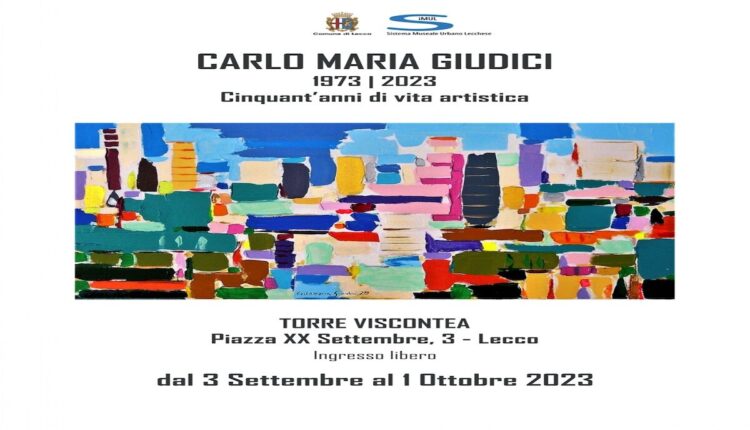 Lecco: la Torre Viscontea ospita le opere del pittore lecchese, Carlo Maria Giudici.