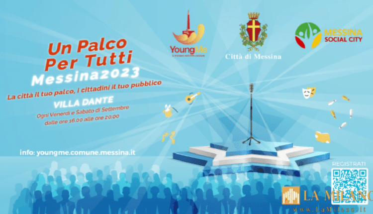 Messina: "Un palco per tutti" prossimamente a Villa Dante, al via le prenotazioni online per i giovani talenti emergenti.