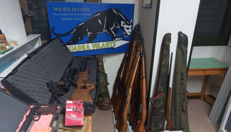 fucili sequestrati